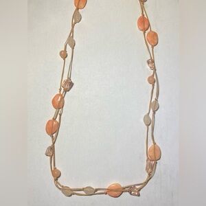 Coral Beaded Necklace